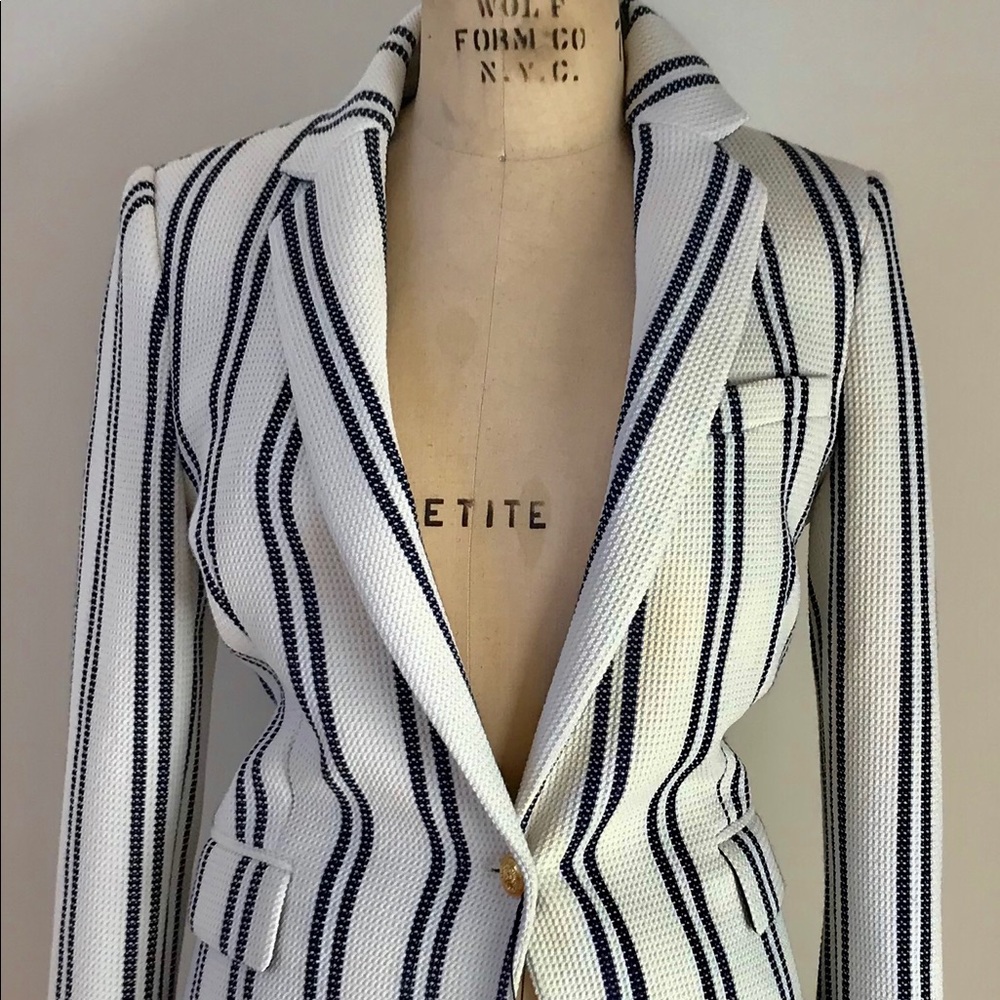 Zara pinstripe blazer XS  new w/ tags unused